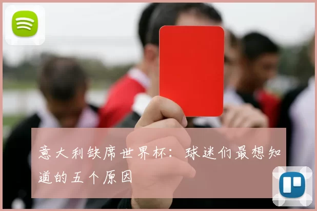 意大利缺席世界杯：球迷们最想知道的五个原因